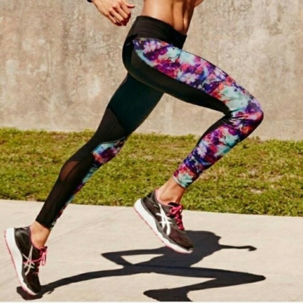 Athleta Floral Design Leggings